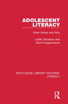 portada Adolescent Literacy (Routledge Library Editions: Literacy) (en Inglés)