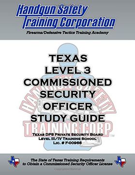 portada Texas Level 3 Commissioned Security Officer Study Guide