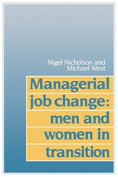 portada Managerial job Change Paperback: Men and Women in Transition (en Inglés)