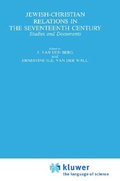 portada jewish-christian relations in the seventeenth century: studies and documents (en Inglés)