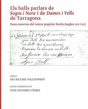 portada Els Balls Parlats de Sogra i Nora i de Dames i Vells de Tarragona (in Catalá)