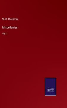 portada Miscellanies: Vol. I (in English)