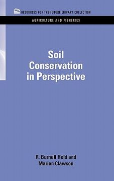 portada soil conservation in perspective (en Inglés)
