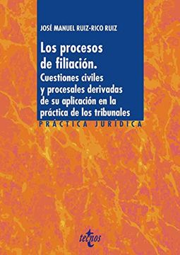 portada Los Procesos de Filiación: Cuestiones Civiles y Procesales Derivadas de su Aplicación en la Práctica de los Tribunales (Derecho - Práctica Jurídica)