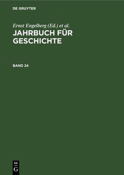 portada Jahrbuch für Geschichte. Band 24 (en Alemán)