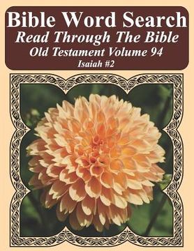portada Bible Word Search Read Through The Bible Old Testament Volume 94: Isaiah #2 Extra Large Print (en Inglés)