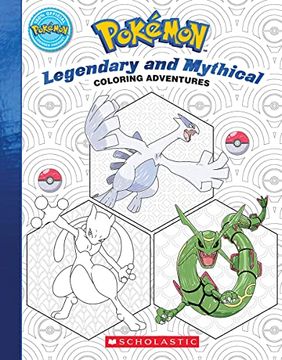 portada Pokémon Coloring Adventures #2: Legendary & Mythical Pokémon (en Inglés)
