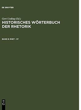 portada Historisches Wörterbuch der Rhetorik: Rhet - st (en Alemán)