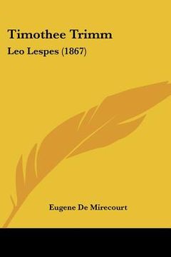 portada timothee trimm: leo lespes (1867) (en Inglés)