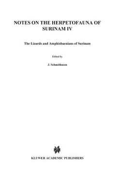 portada Notes on the Herpetofauna of Surinam IV: The Lizards and Amphisbaenians of Surinam (en Inglés)