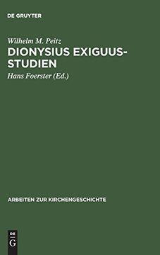 portada Dionysius Exiguus-Studien (en Alemán)