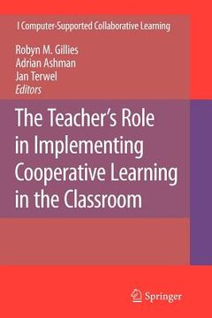 portada the teacher's role in implementing cooperative learning in the classroom (en Inglés)