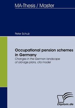 portada occupational pension schemes in germany (en Inglés)