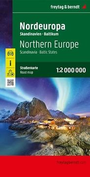 portada Northern Europe - Scandinavia, Baltic Countries Road map 1: 2