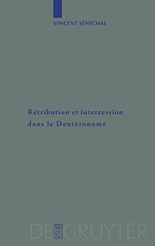 portada Rétribution et Intercession Dans le Deutéronome (en Francés)