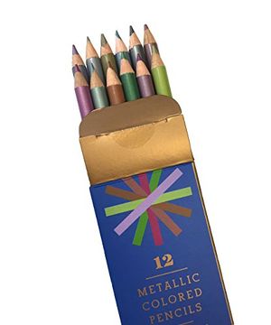 portada Metallic Colored Pencil Set with Pencil Sharpener