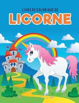 portada Livre de coloriage de licorne