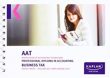 portada AAT Business Tax FA2016 - Pocket Notes (Aat Pocket Notes Aq2016)