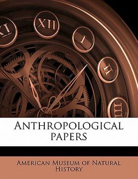 portada anthropological papers volume 16-17 (en Inglés)