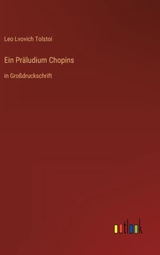 portada Ein Präludium Chopins: in Großdruckschrift (en Alemán)