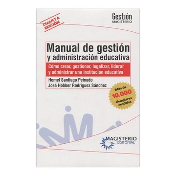 portada Manual de Gestión y Administración Educativa 4ª Edición 2013