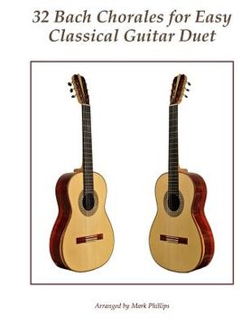 portada 32 Bach Chorales for Easy Classical Guitar Duet (in English)