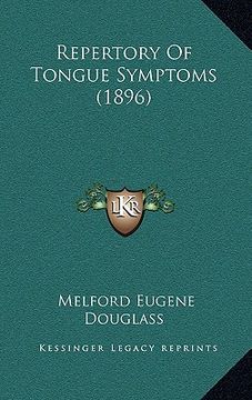 portada repertory of tongue symptoms (1896) (en Inglés)