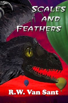 portada Scales and Feathers: A desert dinosaur beach party (en Inglés)