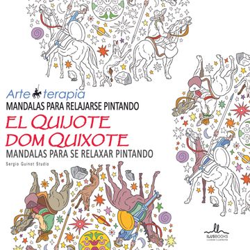 portada Mandalas Para Relajarse Pintando el Quijote (in Spanish)
