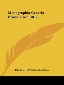 portada monographia generis primularum (1817) (in English)