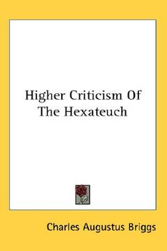 portada higher criticism of the hexateuch (en Inglés)