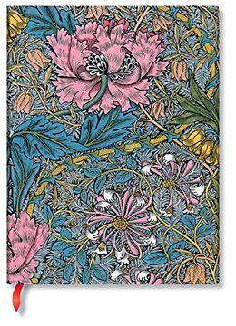 portada Paperblanks | Morris Pink Honeysuckle | William Morris | Hardcover | Ultra | Lined | Elastic Band Closure | 144 pg | 120 gsm (en Inglés)