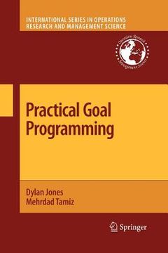 portada practical goal programming (en Inglés)