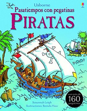 portada Pasatiempos con Pegatinas. Piratas (in Spanish)