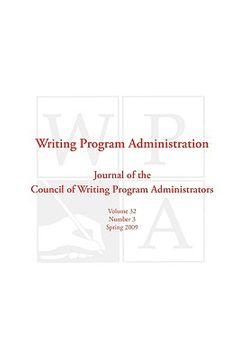 portada wpa: writing program administration 32.3 (en Inglés)