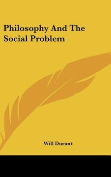 portada philosophy and the social problem (en Inglés)