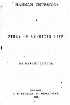 portada Hannah Thurston, a Story of American Life (in English)