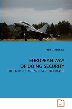 portada european way of doing security (in English)