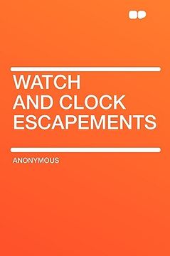 portada watch and clock escapements