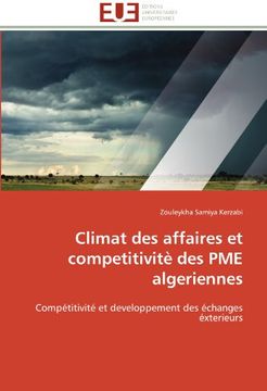 portada Climat Des Affaires Et Competitivite Des Pme Algeriennes