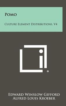 portada pomo: culture element distributions, v4 (en Inglés)