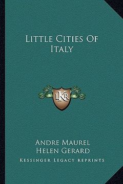 portada little cities of italy (en Inglés)