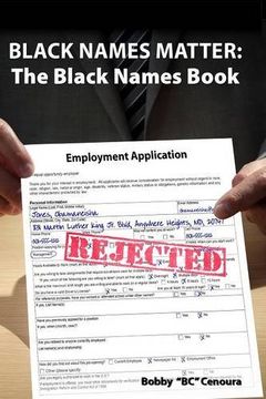 portada Black Names Matter: The Black Names Book (en Inglés)