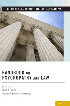 portada Handbook on Psychopathy and law (Oxford Series in Neuroscience, Law, and Philosophy) (en Inglés)