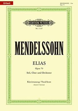 portada Elias op. 70: Für Soli, Chor und Orchester, Klavierauszug (en Alemán)