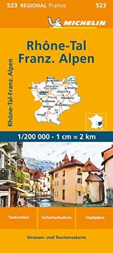portada Michelin Rhonetal - Französiche Alpen