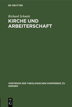 portada Kirche und Arbeiterschaft (in German)