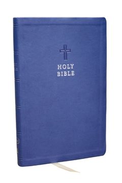 portada Kjv Holy Bible: Value Ultra Thinline, Blue Leathersoft, red Letter, Comfort Print: King James Version
