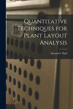 portada Quantitative Techniques for Plant Layout Analysis (en Inglés)