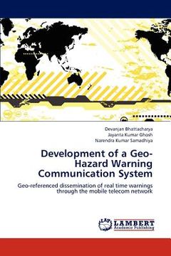 portada development of a geo-hazard warning communication system (en Inglés)